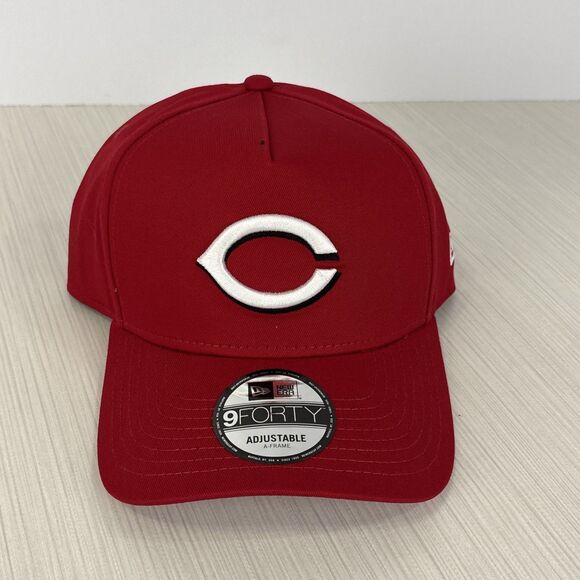 New Era Cincinnati Reds A-Frame 9FORTY Adjustable Snapback Hat Cap Red NEW - Picture 1 of 6